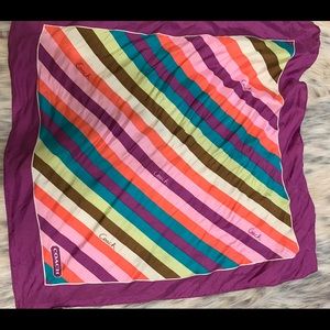 Coach silk scarf